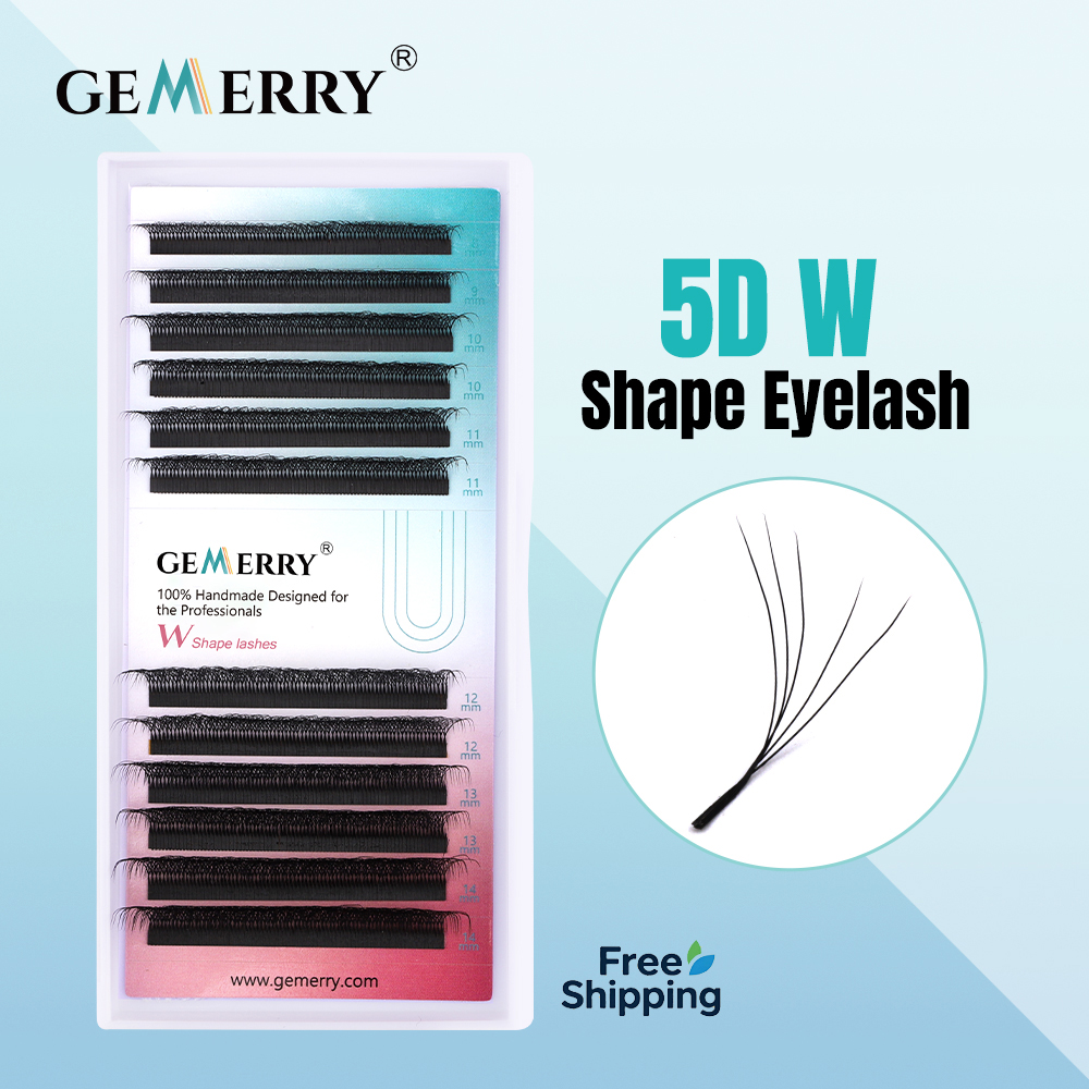 Eyelash Extension For Asian Eyes - GEMERRY 5D W Shape Eyelash Extensions