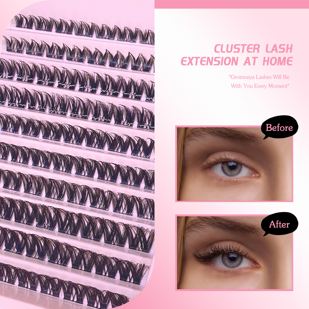 3D 190 PCS Cluster Lashes Kit  - Eyelash Extension London review and price