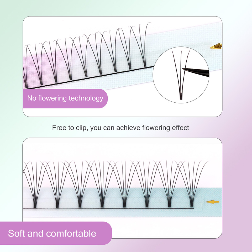 RUJADE Short Stem 3D 4D 5D 6D  - Eyelash Extension Russian review and price