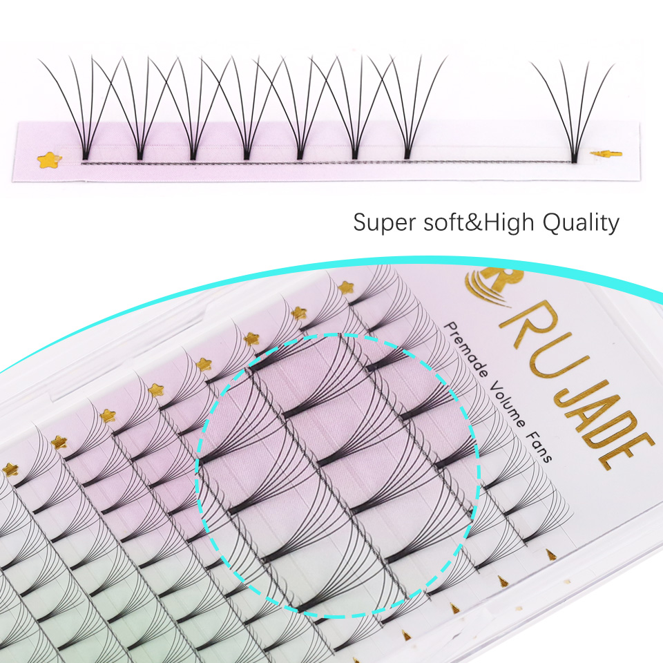 RUJADE Short Stem 3D 4D 5D 6D  - Eyelash Extension Russian review and price